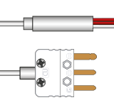 Small diameter miniature RTD, PRT, Pt100 Platinum Resistance Thermometers