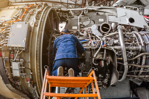 Pt100 Temperature Sensors on Aerospace Engine